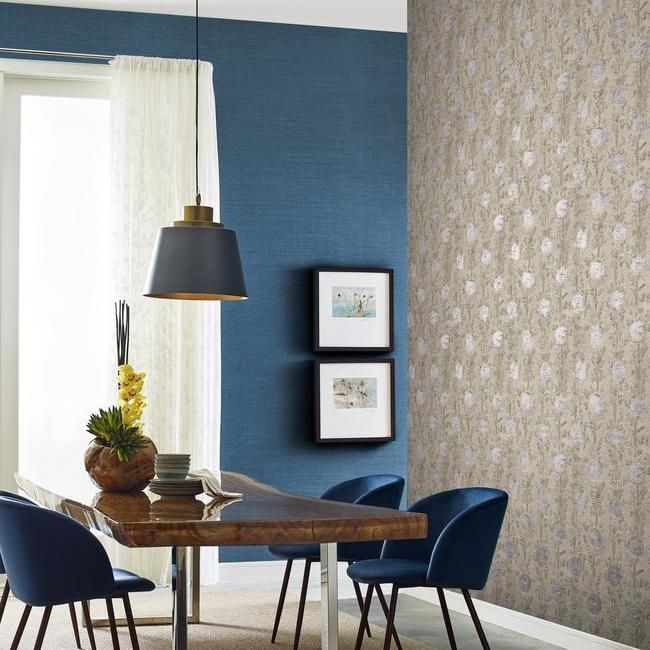 Обои Ronald Redding Tea Garden French Marigold AF6518 фото в интерьере